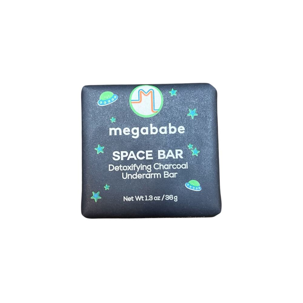 NWT! Megababe Space Bar Detoxifying Charcoal Underarm Bar